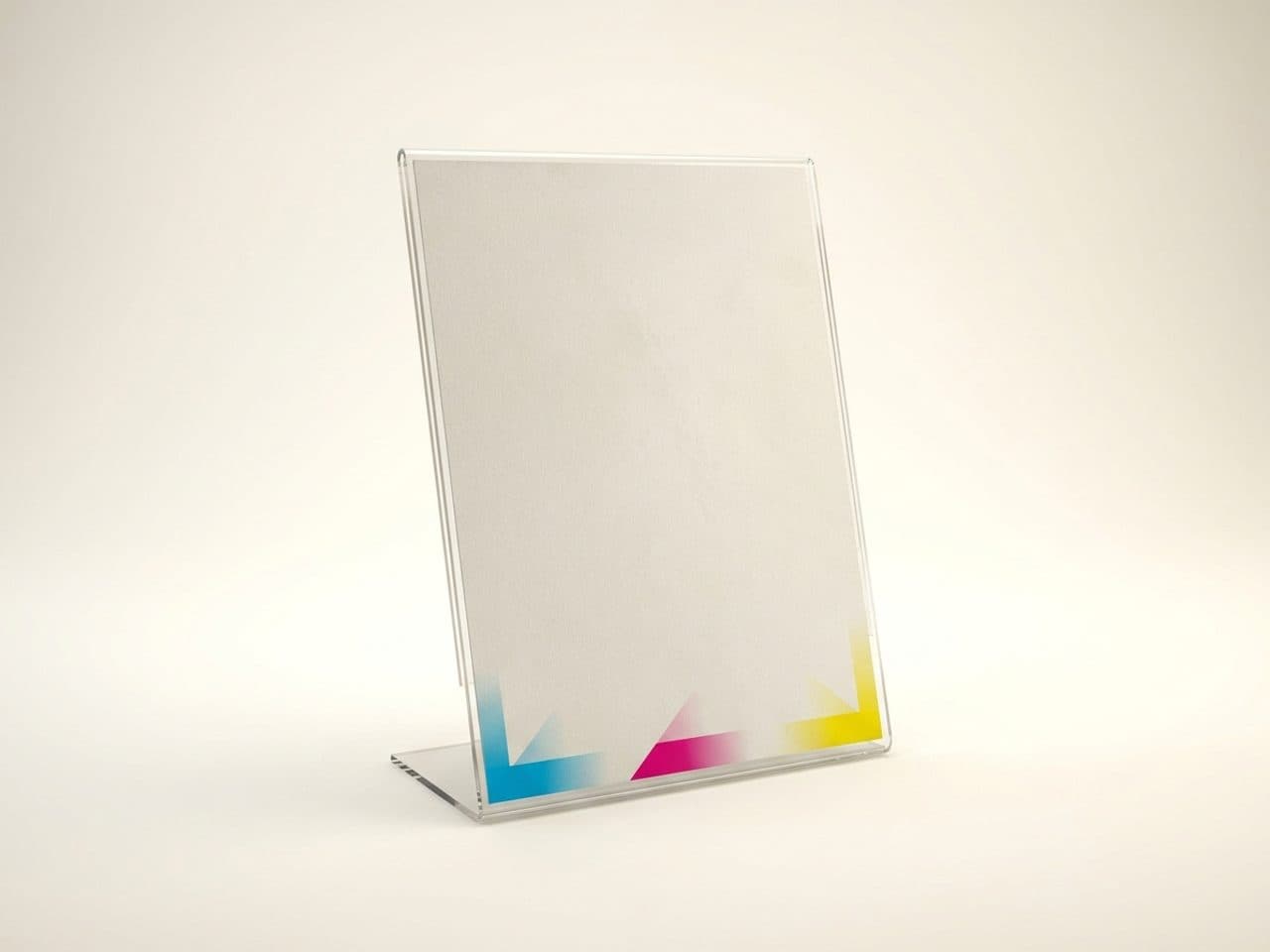 Easel Back Table Top Display Sign