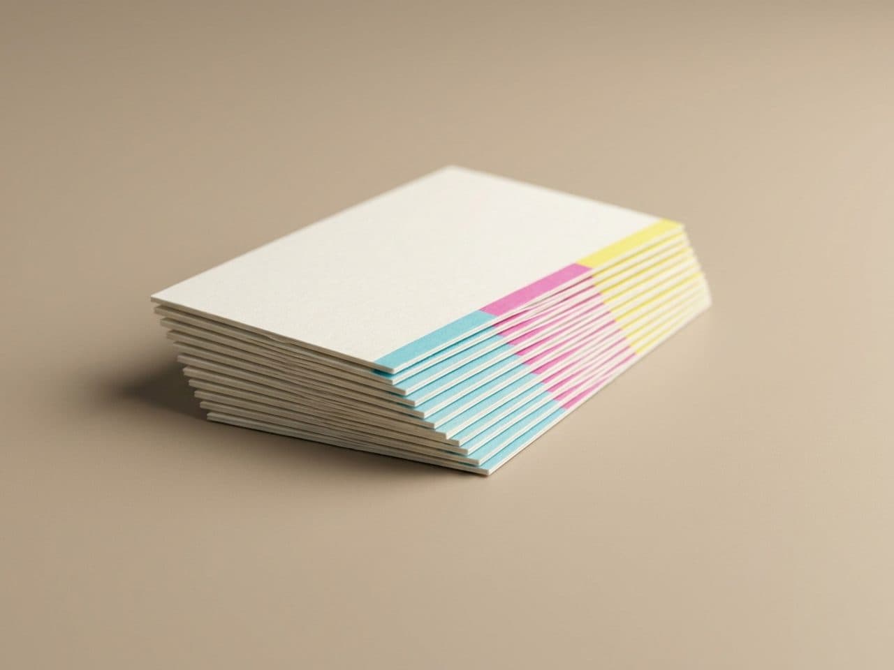 Folded Business Cards