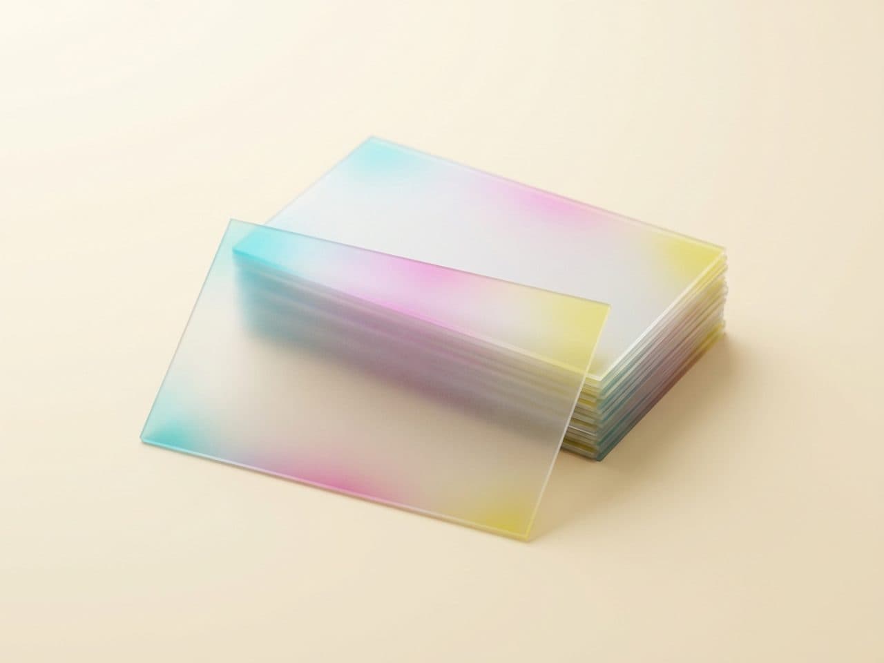 Frosted Plastic Business Cards