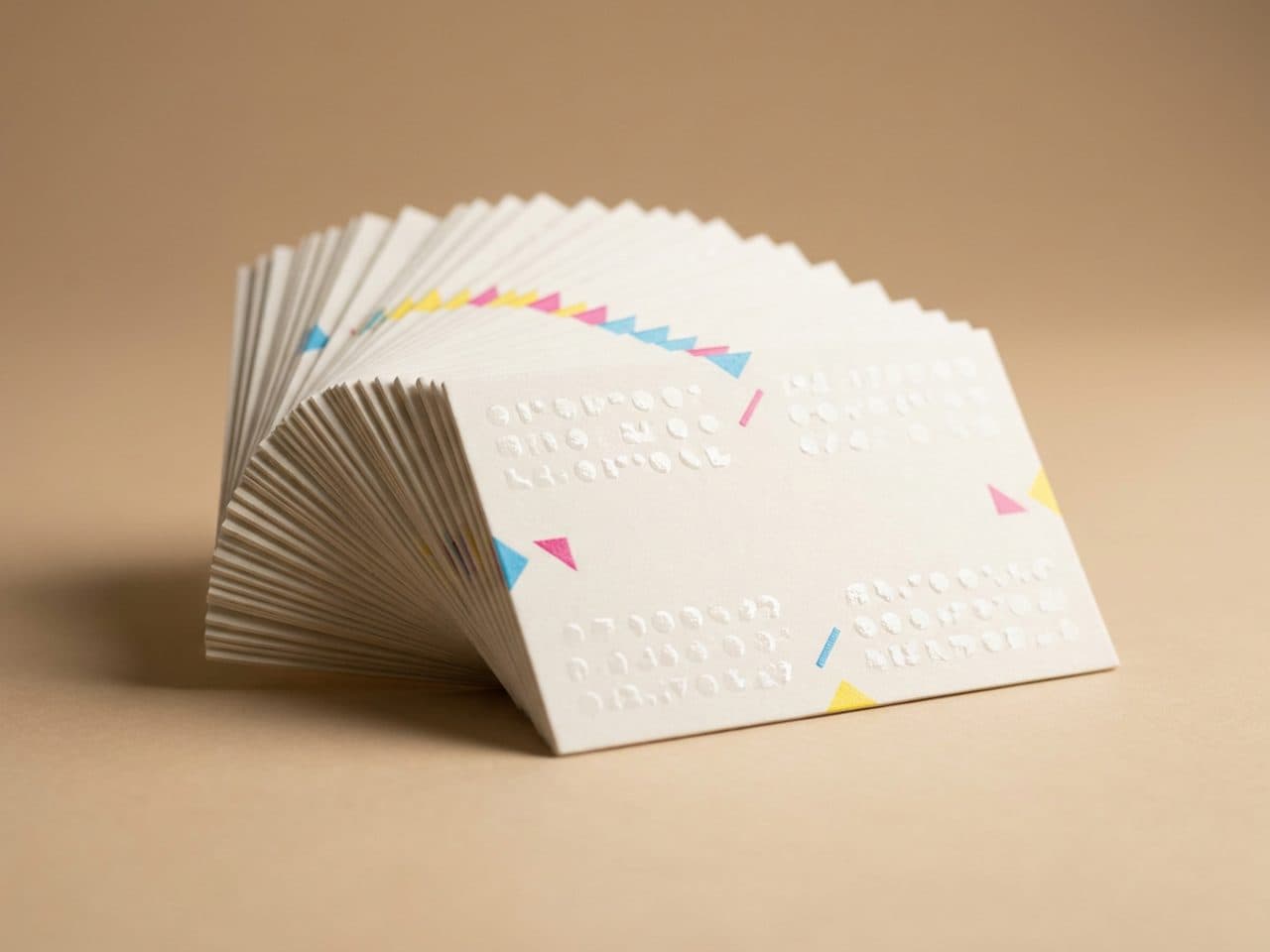 Raised Spot UV Business Cards