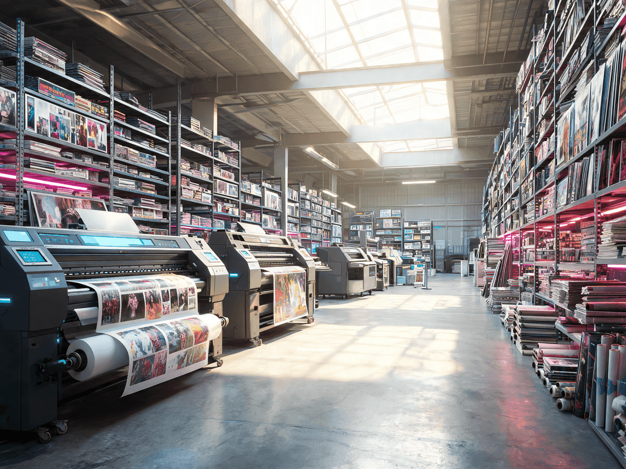 Angels Print production facility in Sun Valley, CA