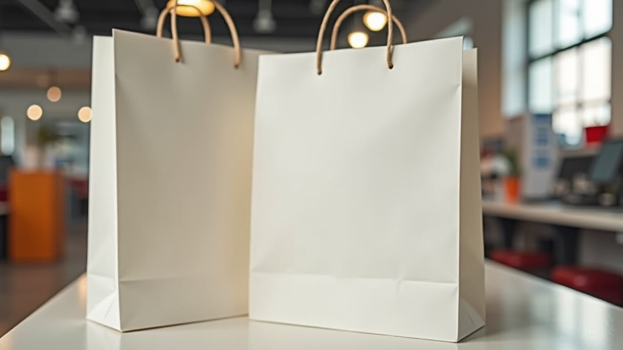 Custom Shopping Bags in Los Angeles: Sizes, Handles, Paper Weight and What a Run of 50 Really Buys
