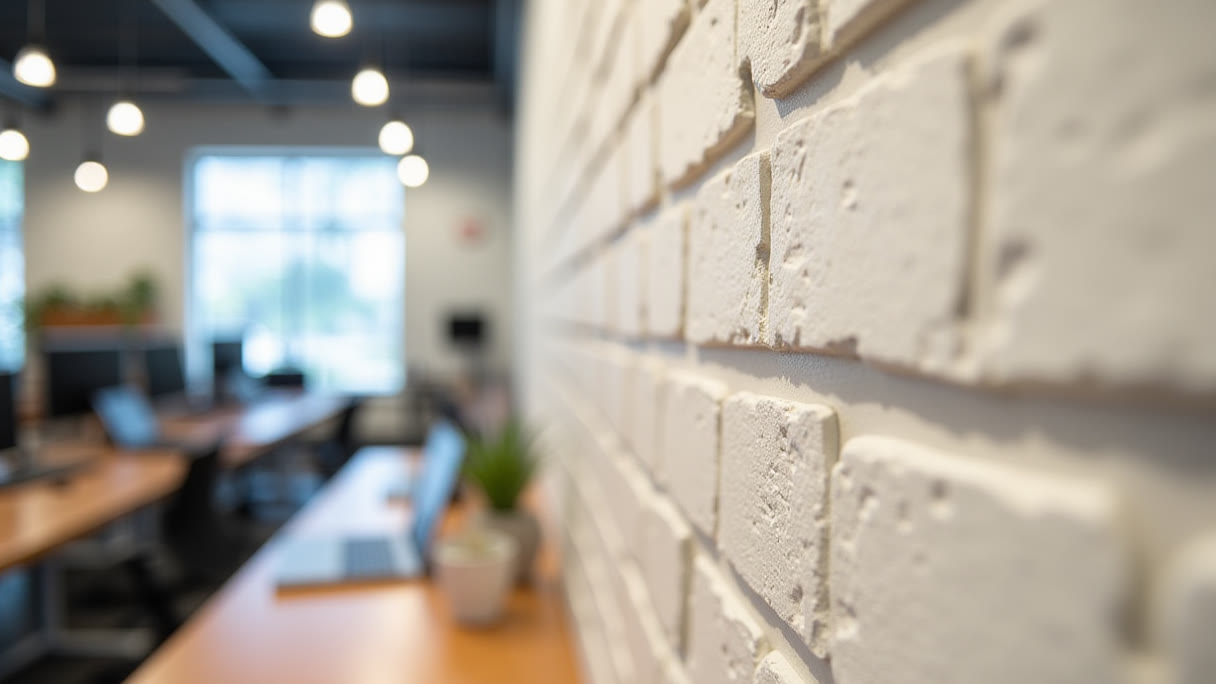 Textured Wall Adhesive Vinyl in Los Angeles: Printing on Stucco, Brick and Orange-Peel Walls Without It Peeling Off