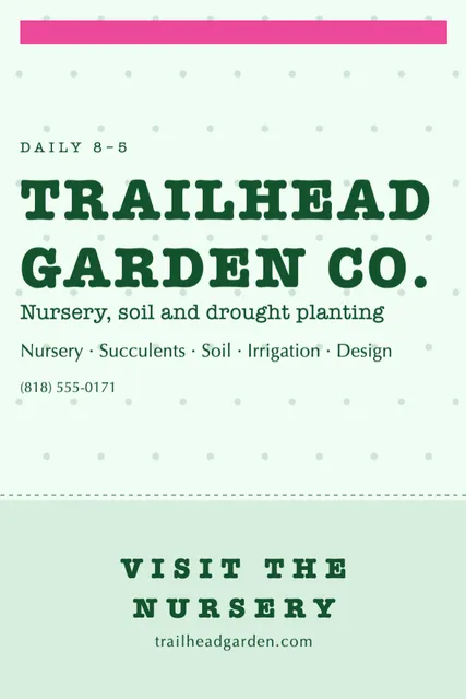 Ticket stub a frame signs template in the Florist & plants palette
