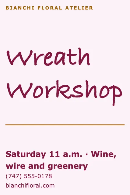 Type poster a frame signs template in the Wedding & events palette