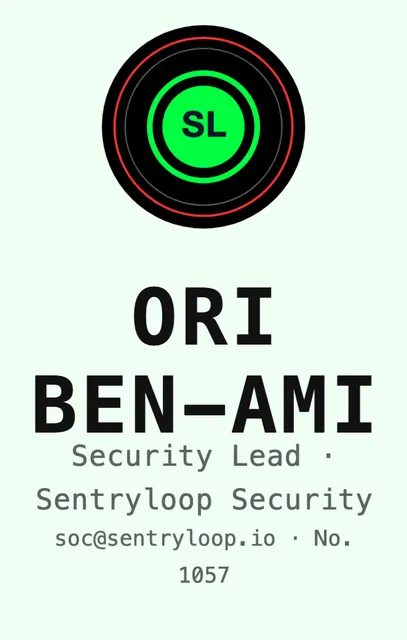 Haloed badge badges template in the Security & tech palette