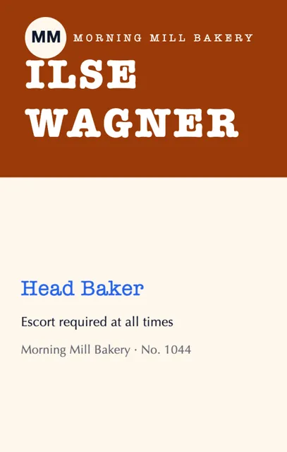 Accent band badges template in the Food delivery palette