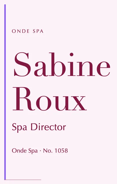 Leading edge badges template in the Beauty & spa palette