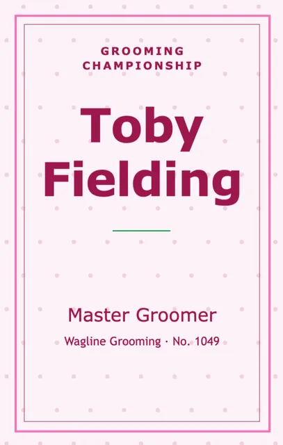 Inset frame badges template in the Childcare palette