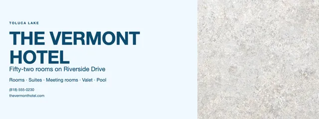 Hard split banners template in the Travel agency palette