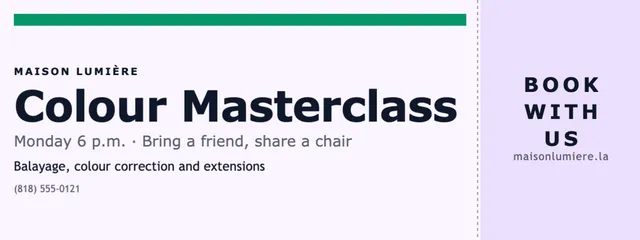 Ticket stub banners template in the Meditation studio palette