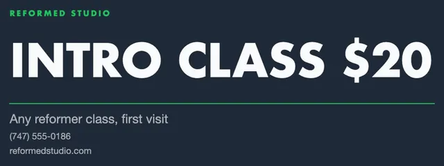 Type poster banners template in the Gym & fitness palette