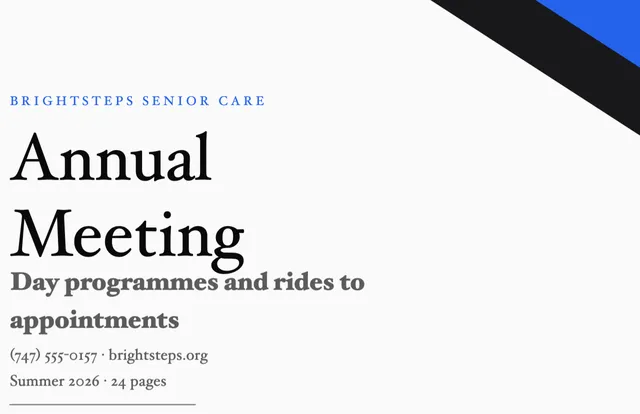 Corner wedge booklets template in the Personal brand palette