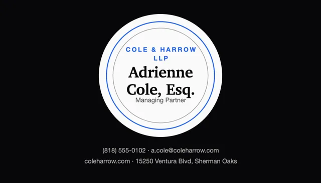 Haloed badge business cards template in the Personal brand palette
