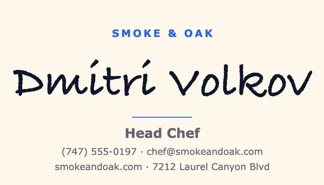 Centred lockup business cards template in the Food delivery palette