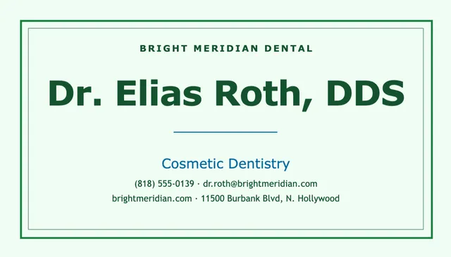 Inset frame business cards template in the Pharmacy palette