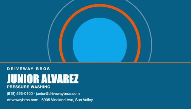 Full plate business cards template in the Travel agency palette