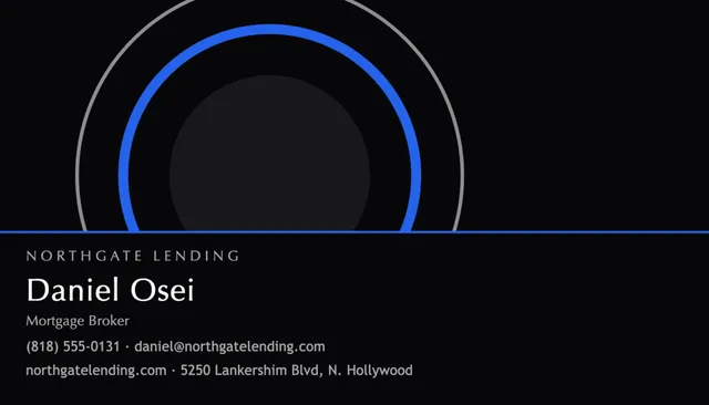 Full plate business cards template in the Personal brand palette