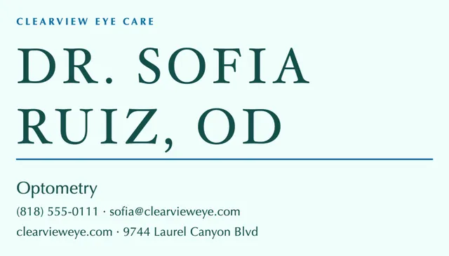 Type poster business cards template in the Real estate palette