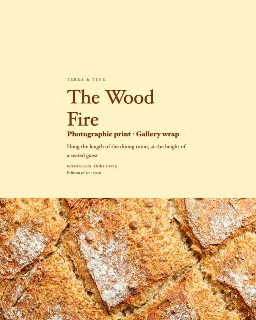 Hard split canvas prints template in the Bakery & cafe palette