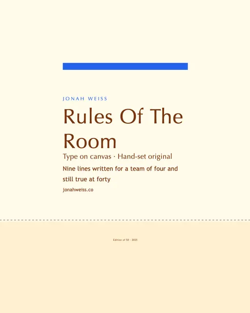 Ticket stub canvas prints template in the Coworking palette