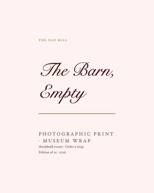 Type poster canvas prints template in the Brewery & winery palette