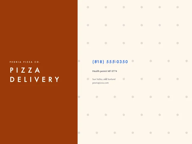 Accent band car magnets template in the Food delivery palette
