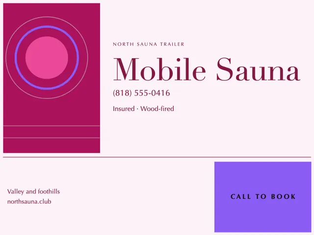 Nine-square grid car magnets template in the Beauty & spa palette