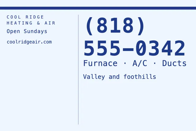Index column card magnets template in the Home services palette