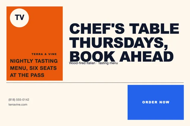 Nine-square grid card magnets template in the Food delivery palette