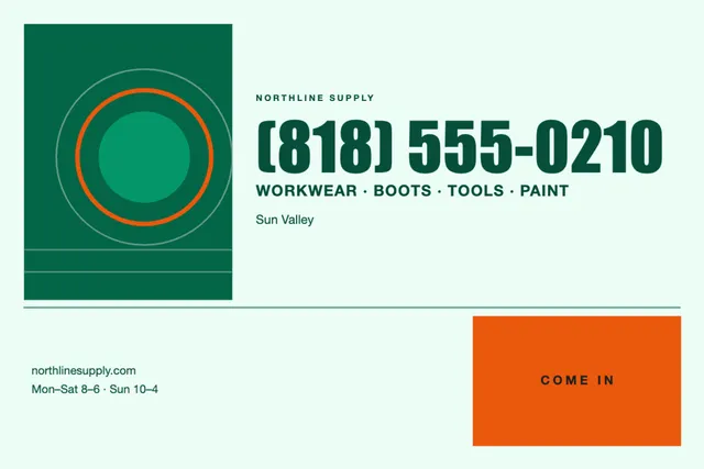Nine-square grid card magnets template in the Retail confident palette
