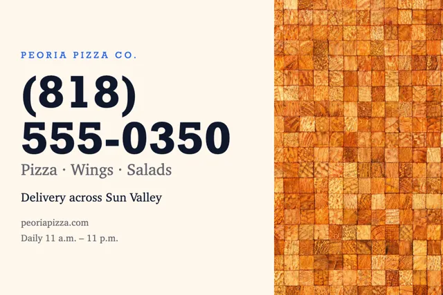 Hard split card magnets template in the Food delivery palette