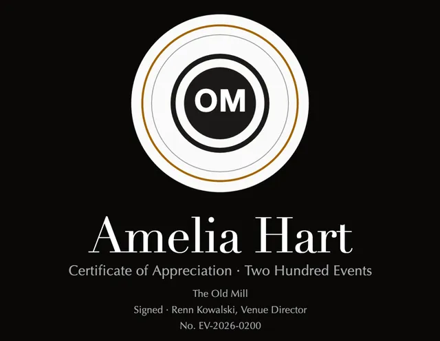 Haloed badge certificates template in the Luxury retail palette