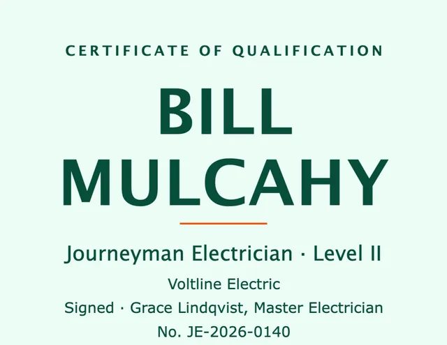 Centred lockup certificates template in the Retail confident palette