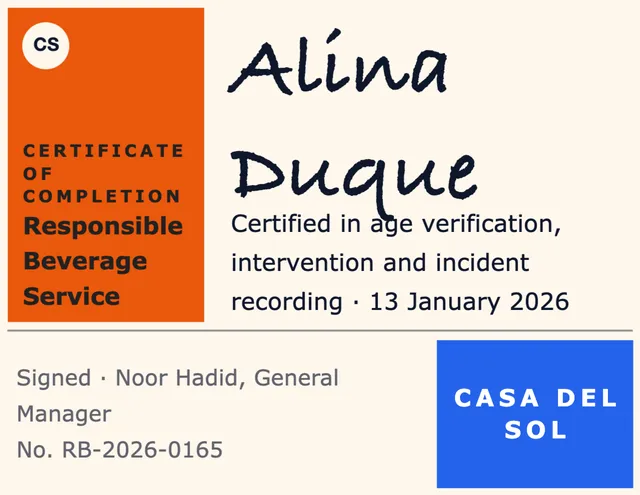 Nine-square grid certificates template in the Food delivery palette