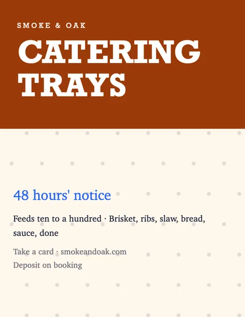 Accent band countertop displays template in the Food delivery palette