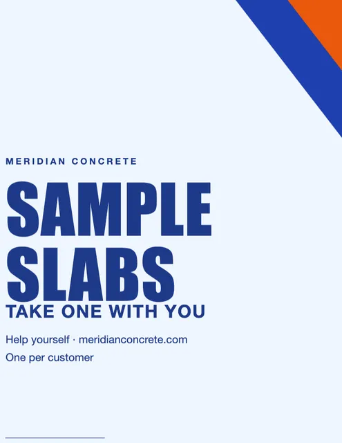 Corner wedge countertop displays template in the Home services palette