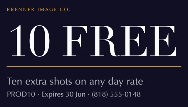 Type poster coupon cards template in the Theatre & cinema palette