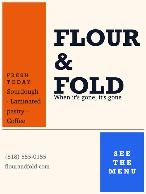 Nine-square grid decals template in the Food delivery palette