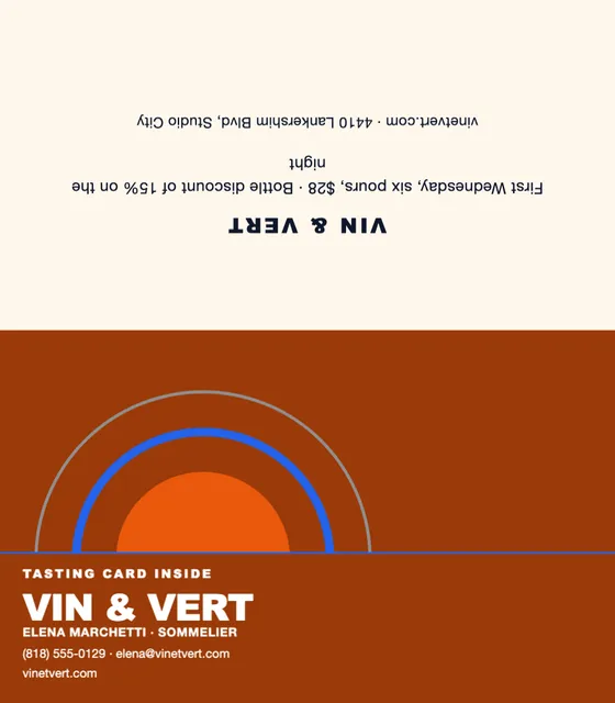 Full plate folded business cards template in the Food delivery palette