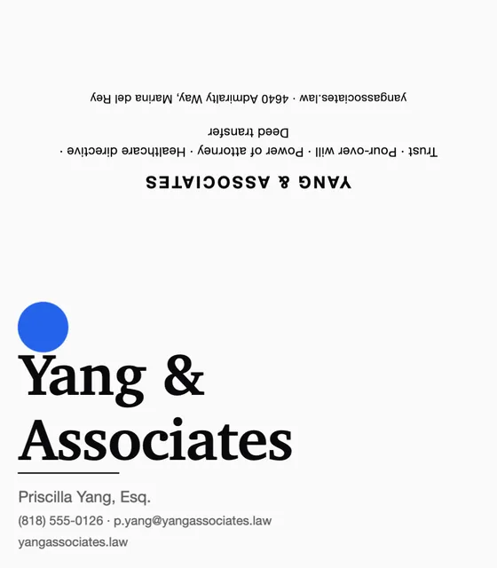 Statement folded business cards template in the Personal brand palette