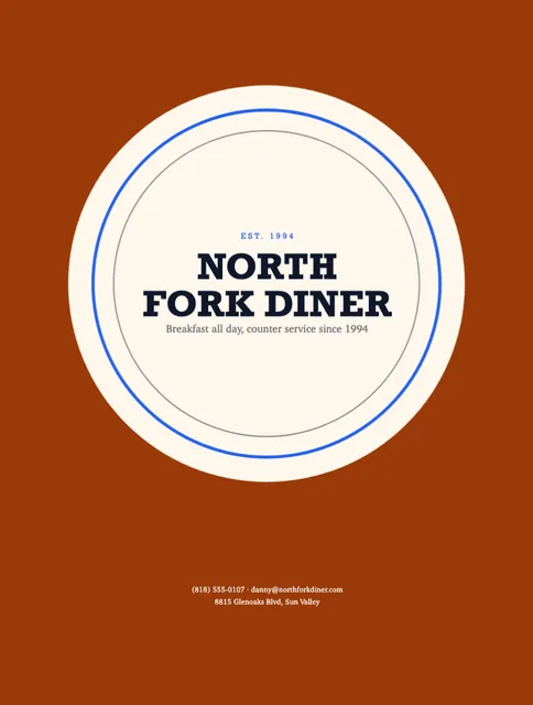 Haloed badge folders template in the Food delivery palette