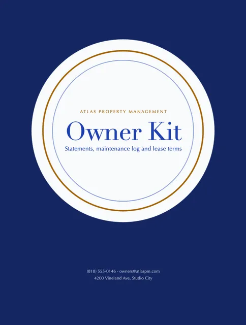 Haloed badge folders template in the Hotel palette