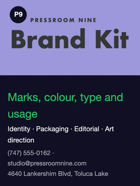 Accent band folders template in the Music & nightlife palette