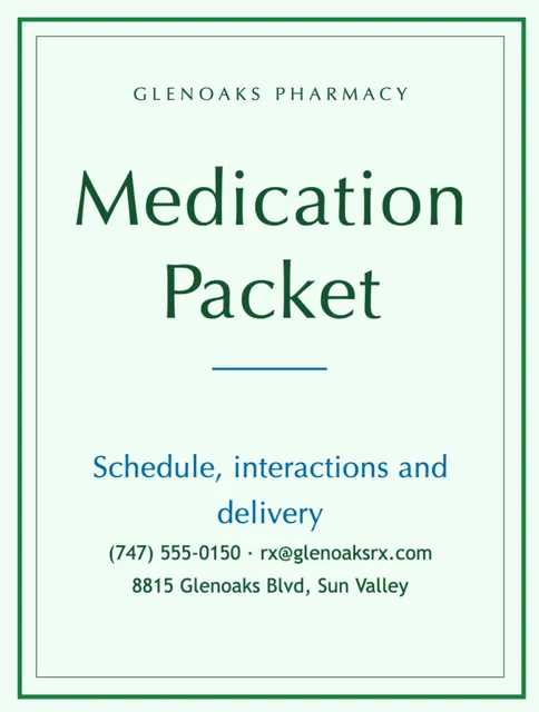 Inset frame folders template in the Pharmacy palette