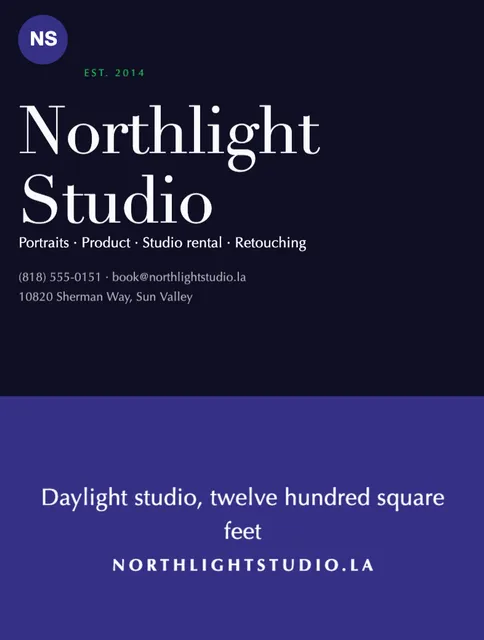 Hard split folders template in the Music & nightlife palette