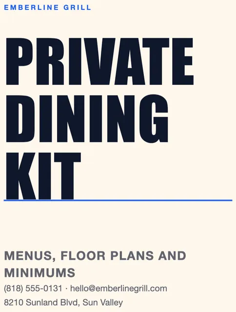 Type poster folders template in the Food delivery palette