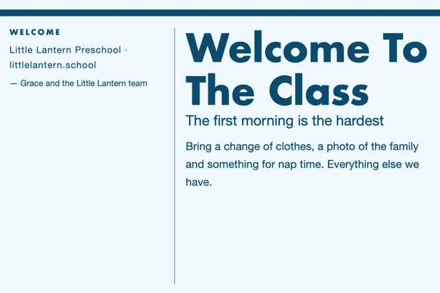 Index column greeting cards template in the Travel agency palette