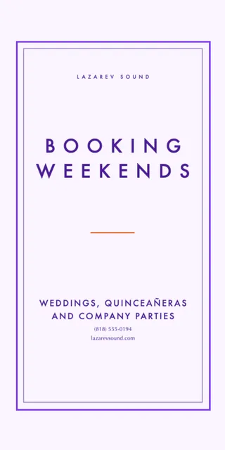 Inset frame pole banners template in the Event management palette