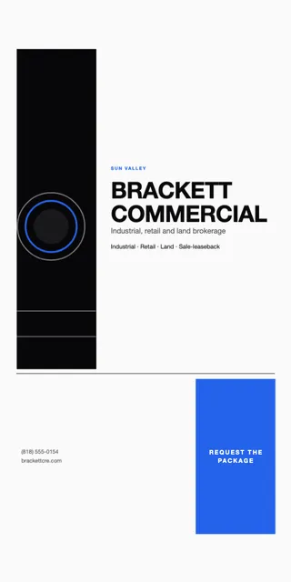 Nine-square grid pole banners template in the Personal brand palette